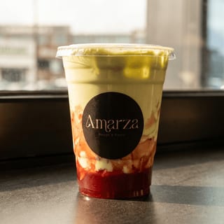 Strawberry Iced Matcha